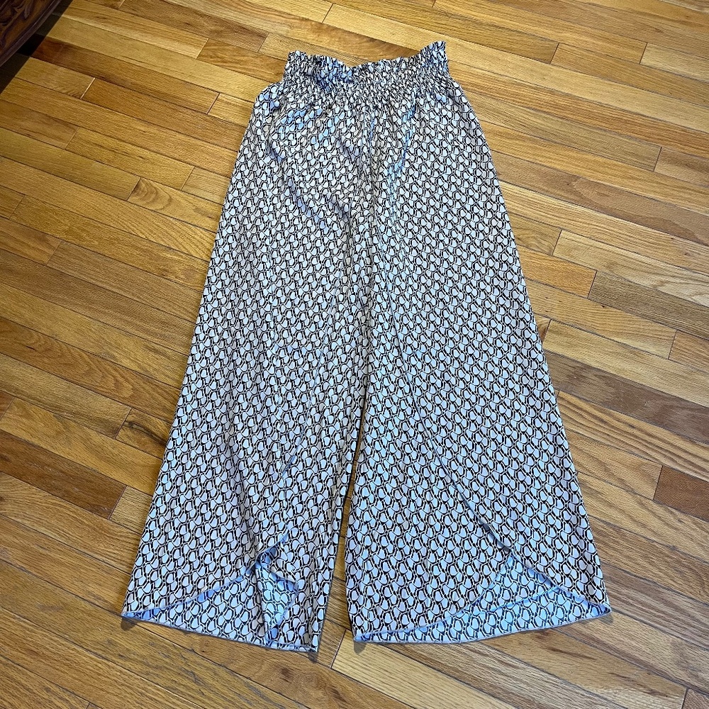 Abstract Pattern Palazzo Pants - Picture 4 of 6
